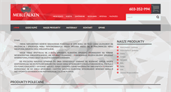 Desktop Screenshot of meble-alken.pl